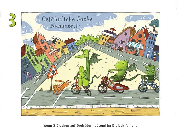 Gefährliche Sachen zum Zählen und Lachen