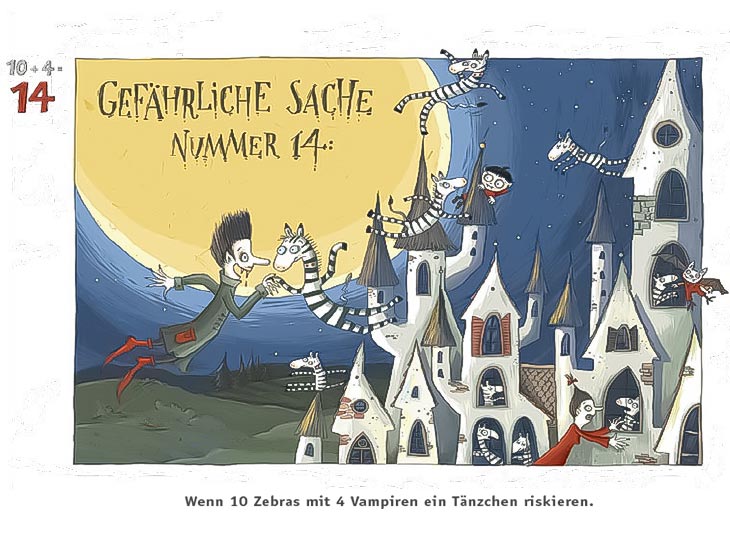 Gefährliche Sachen zum Zählen und Lachen